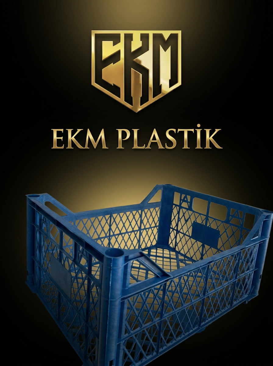 EKM Plastik mavi plastik kasa